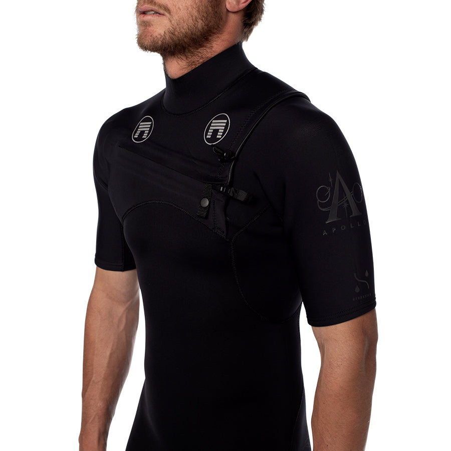 APOLLO OCENA 2MM SHORT SLEEVE FULL CHEST ZIP
