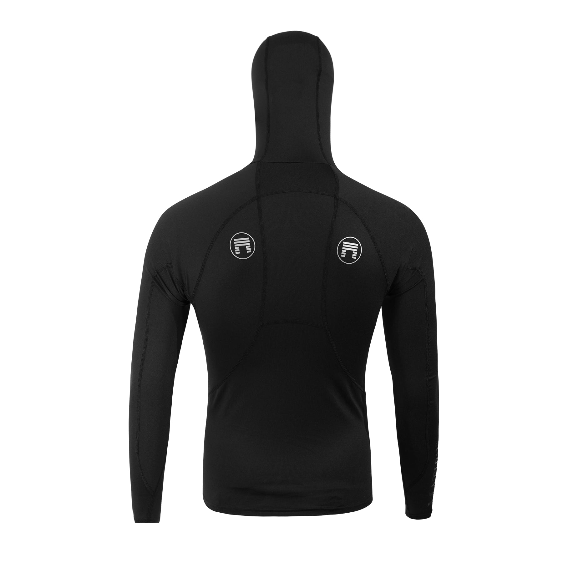 PHILO HOODED UV TOP BLACK
