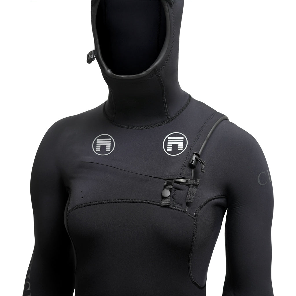 CLIO OCENA 5/4MM HOODED CHEST-ZIP