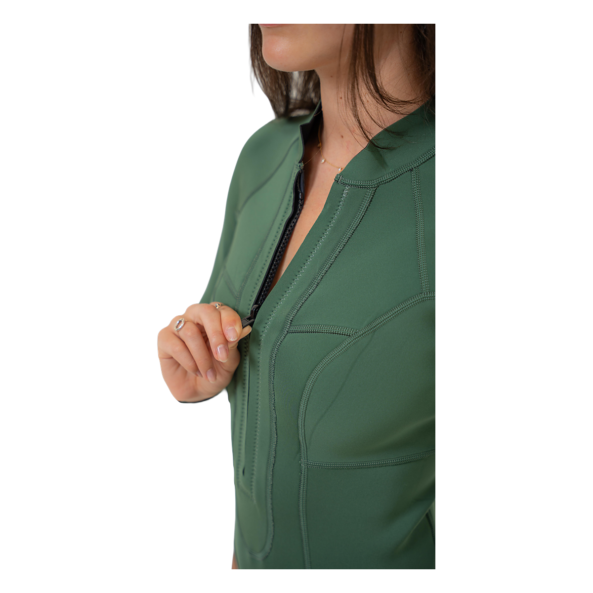 MIRIAM 2/1 MM REVERSIBLE LS SPRING GREEN