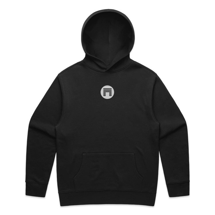 PREMIUM HOODED SWEATSHIRT (BLACK)