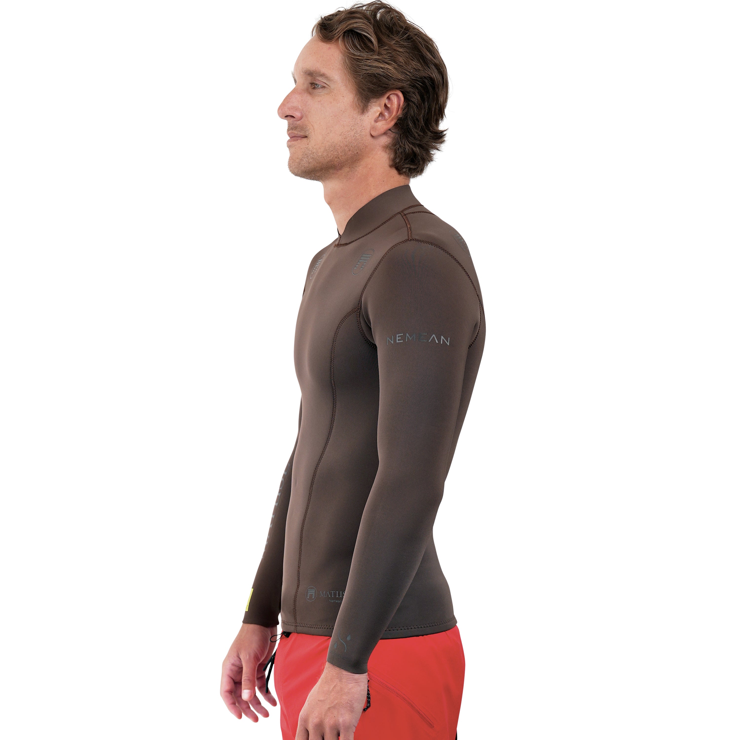 NEMEAN W/ OCENA 2MM JACKET BROWN
