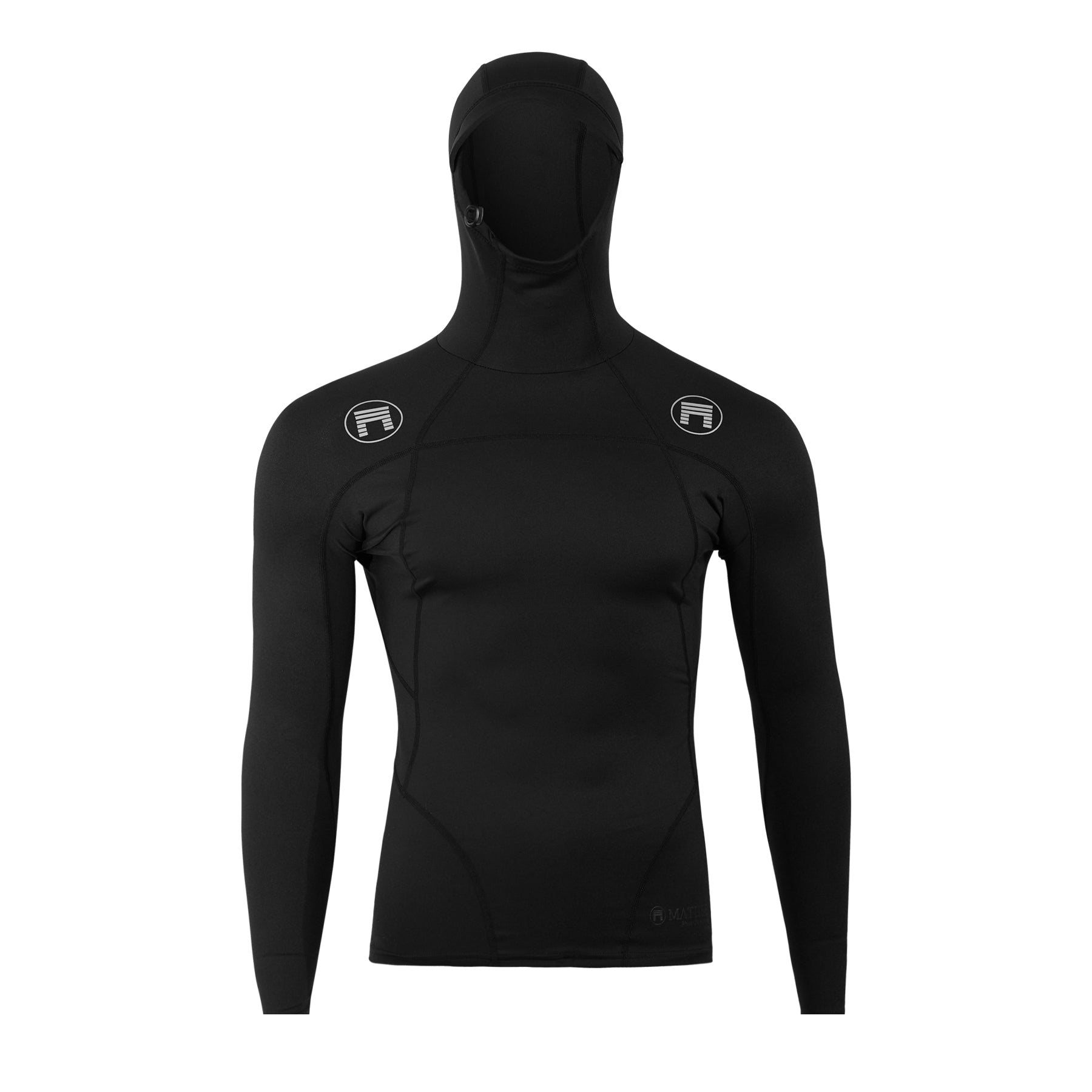 PHILO HOODED UV TOP BLACK