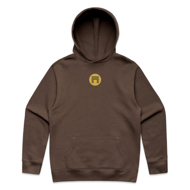 ICON HOODED SWEATSHIRT (BROWN)