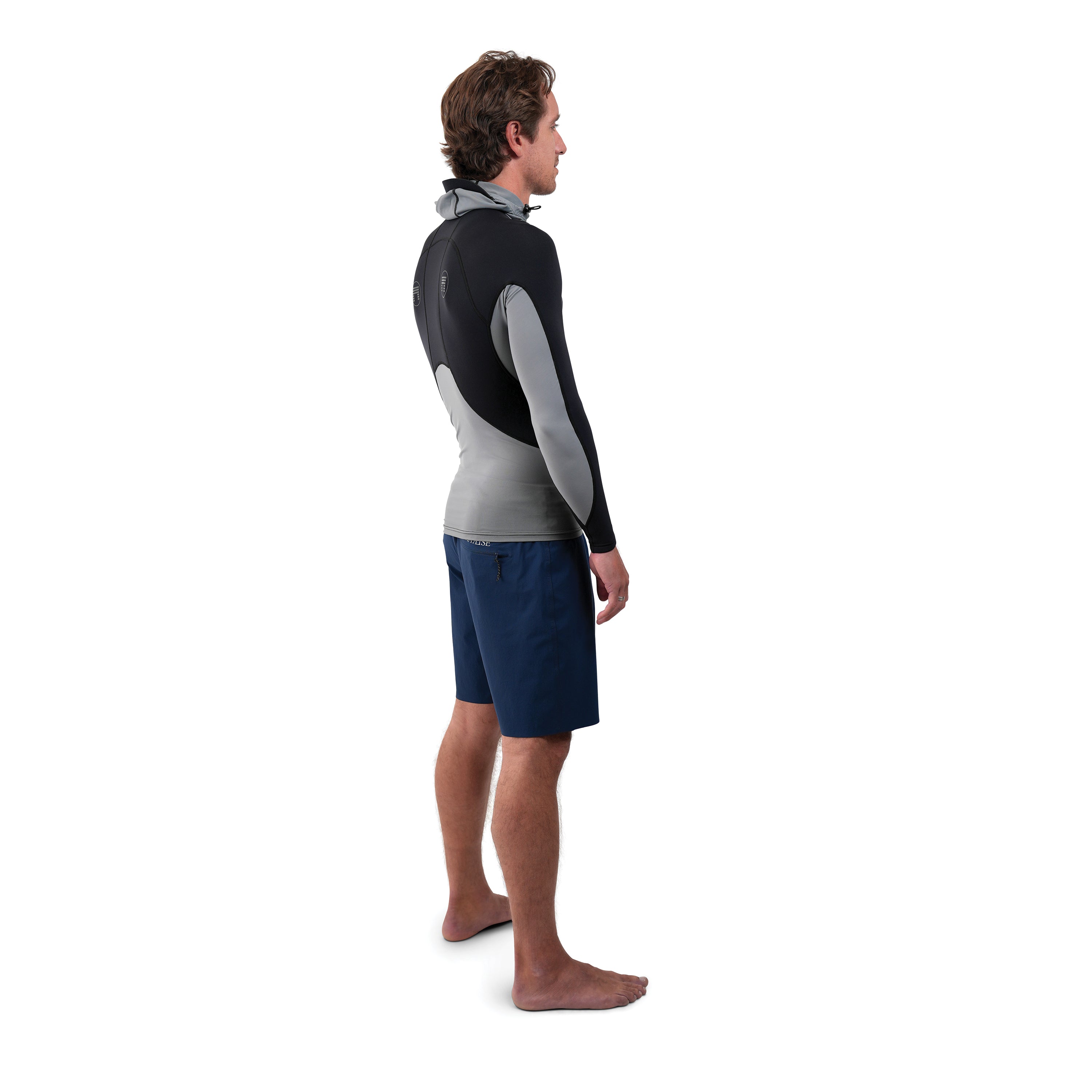 PHILO (+PLUS) OCENA HOODED UV TOP GREY / BLACK