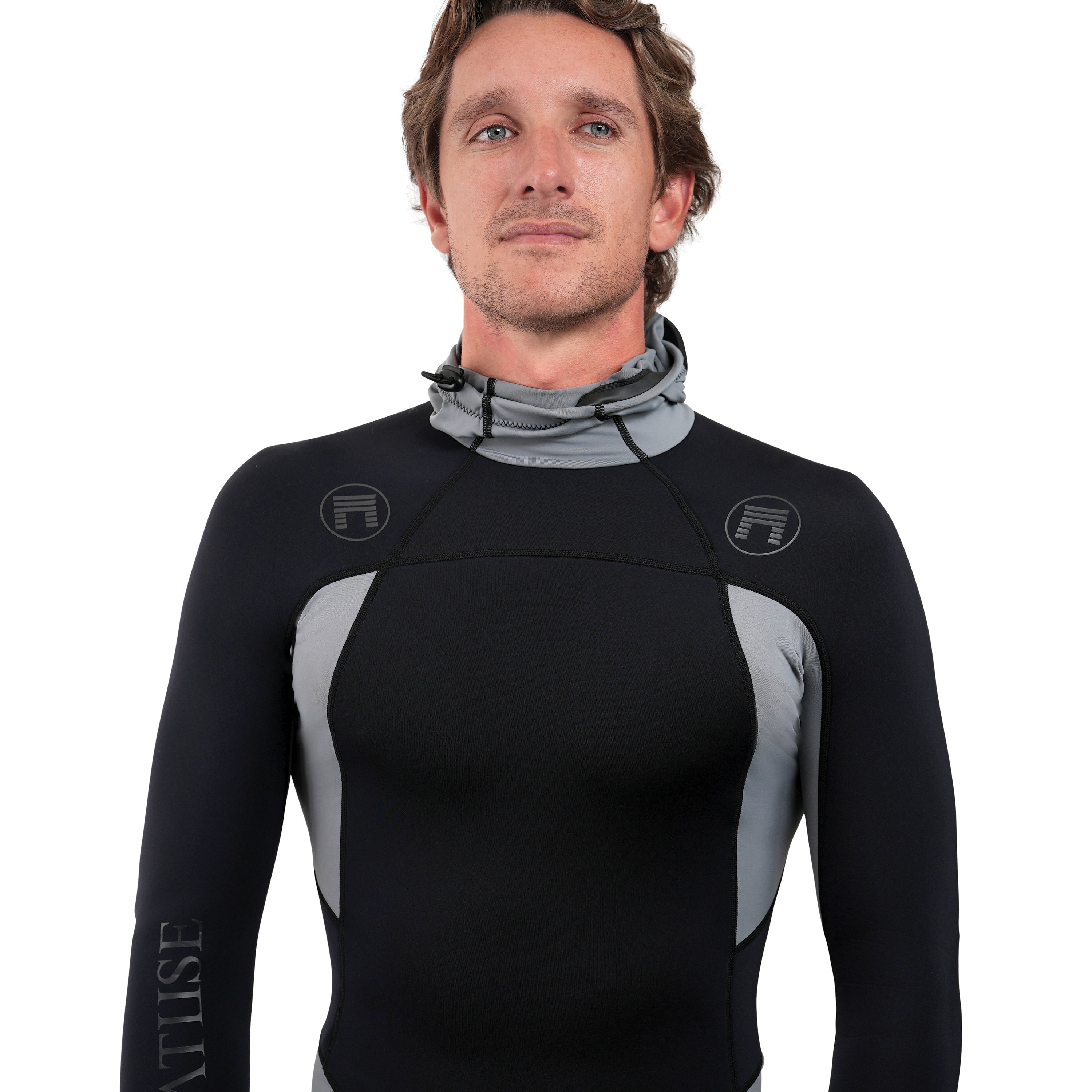 PHILO (+PLUS) OCENA HOODED UV TOP GREY / BLACK