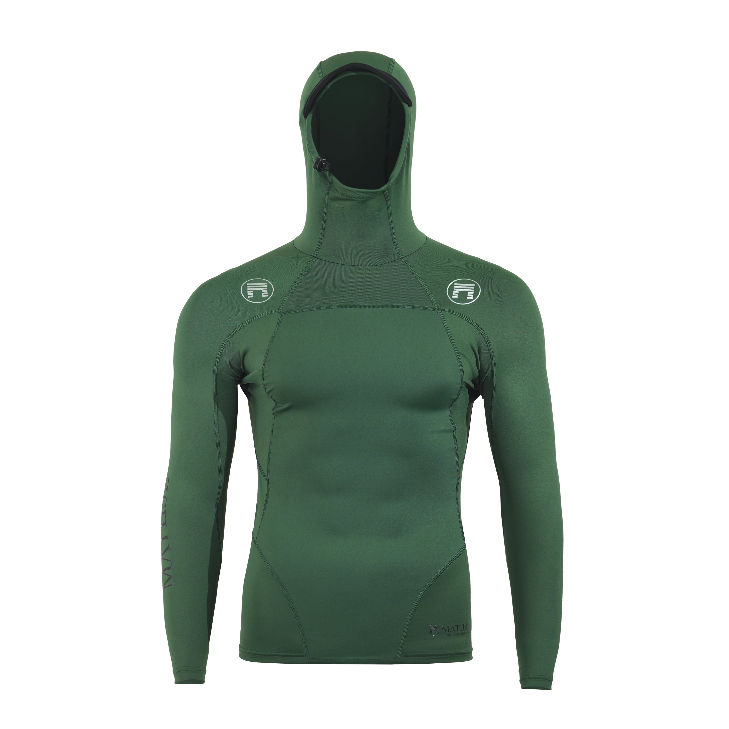 PHILO HOODED UV TOP HUNTER GREEN