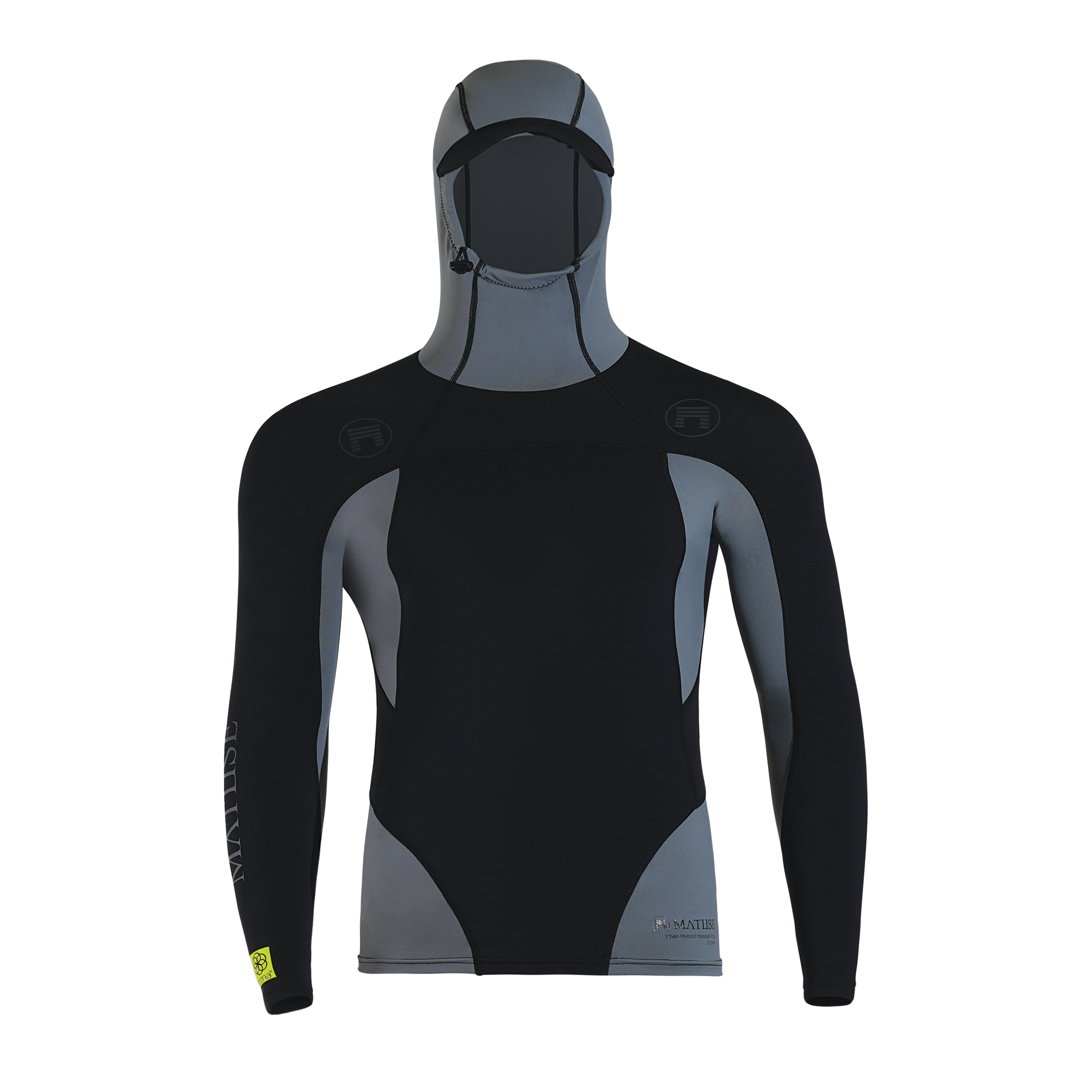 PHILO (+PLUS) OCENA HOODED UV TOP GREY / BLACK