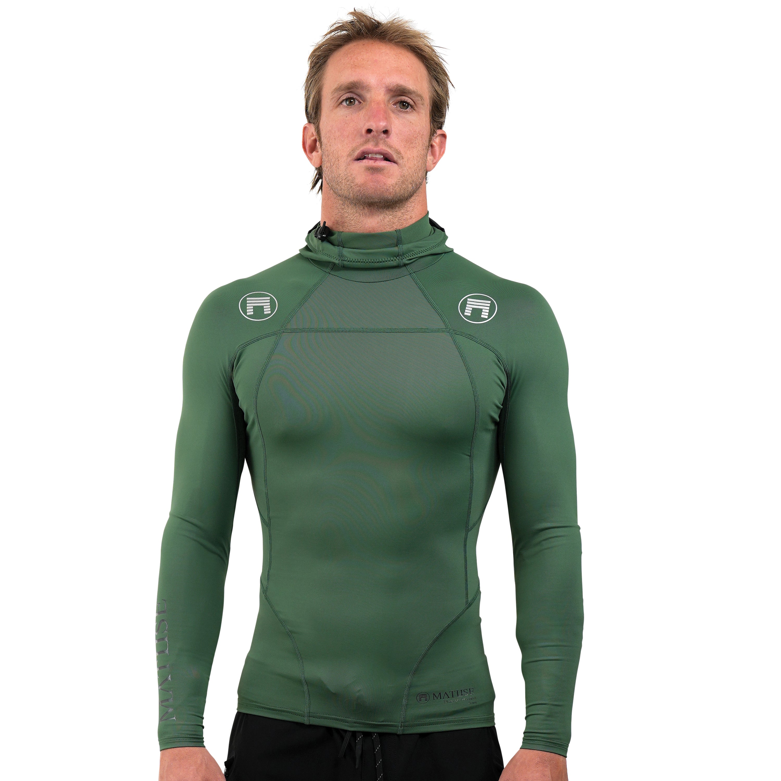 PHILO HOODED UV TOP HUNTER GREEN