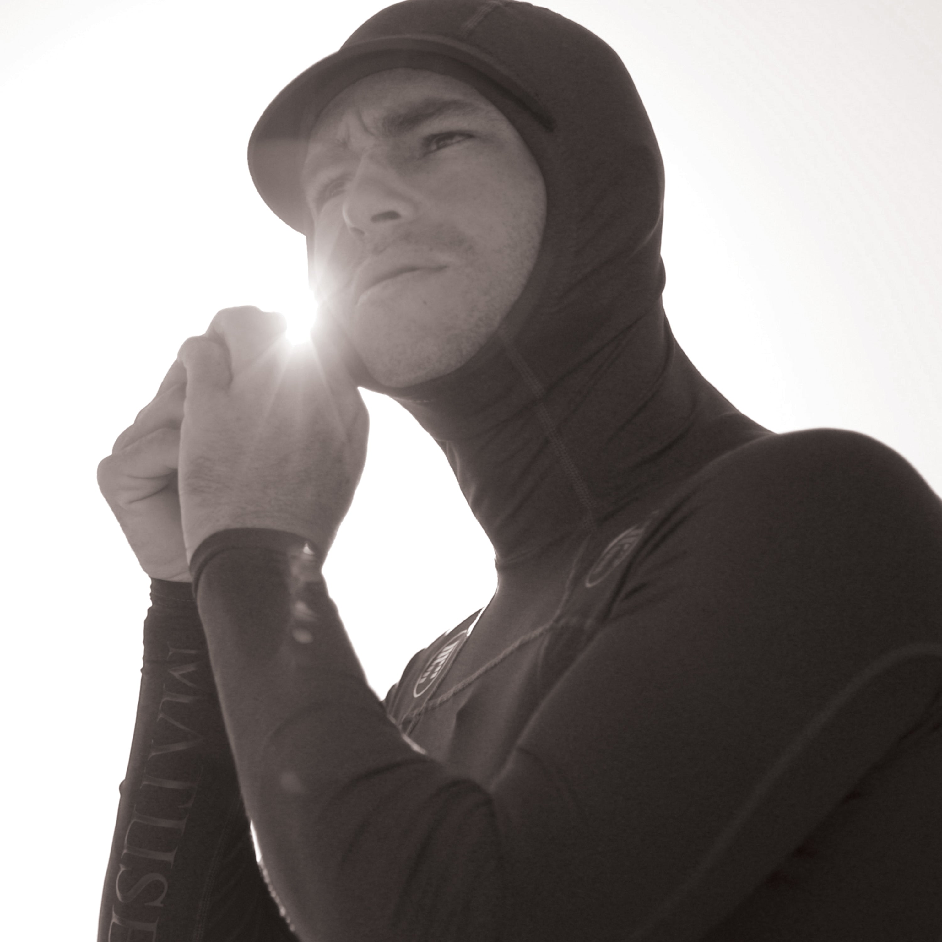 PHILO HOODED UV TOP CHARCLOUD