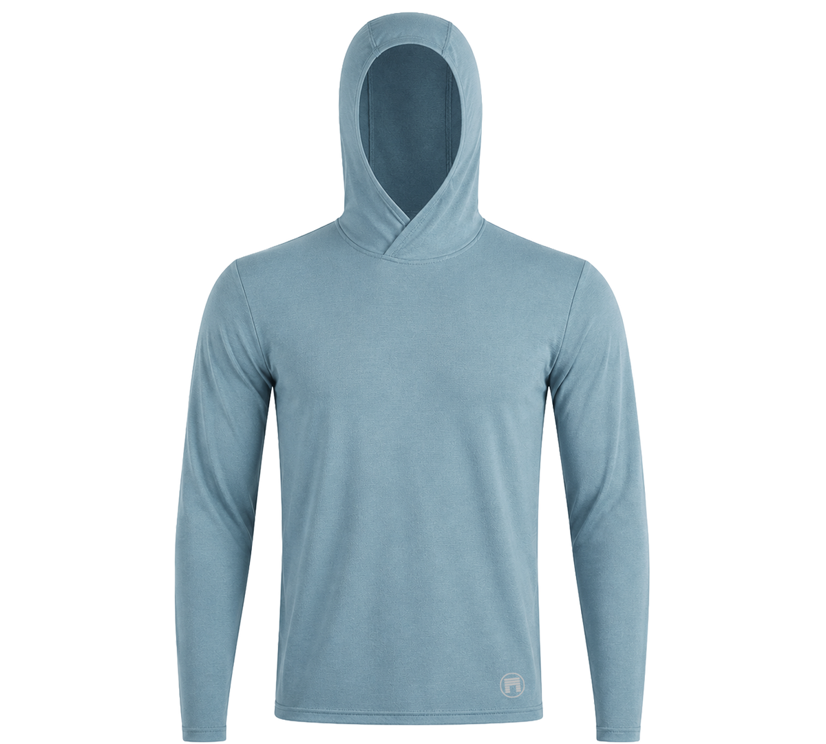ATLAS UV HOODED SUN SHIRT (HEATHERED BLUE)