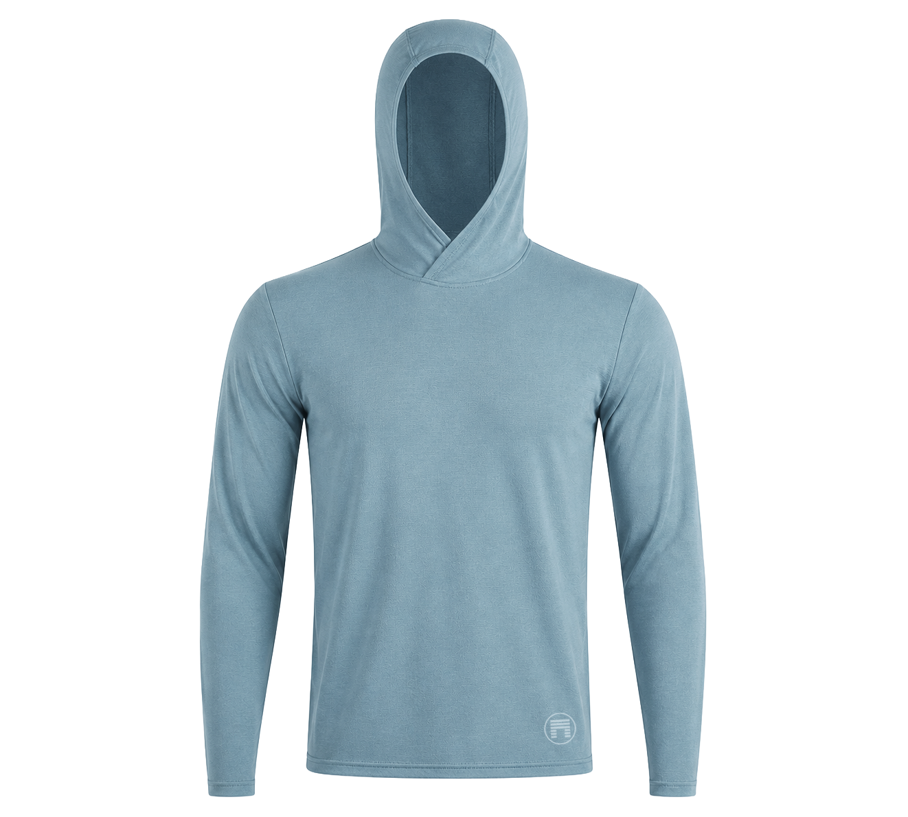 ATLAS UV HOODED SUN SHIRT (HEATHERED BLUE)