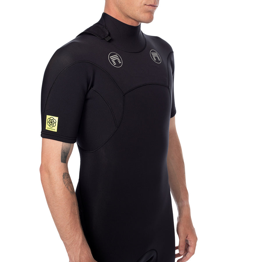 WHS TACTICAL 2MM SHORT SLEEVE FULL BACK-ZIP