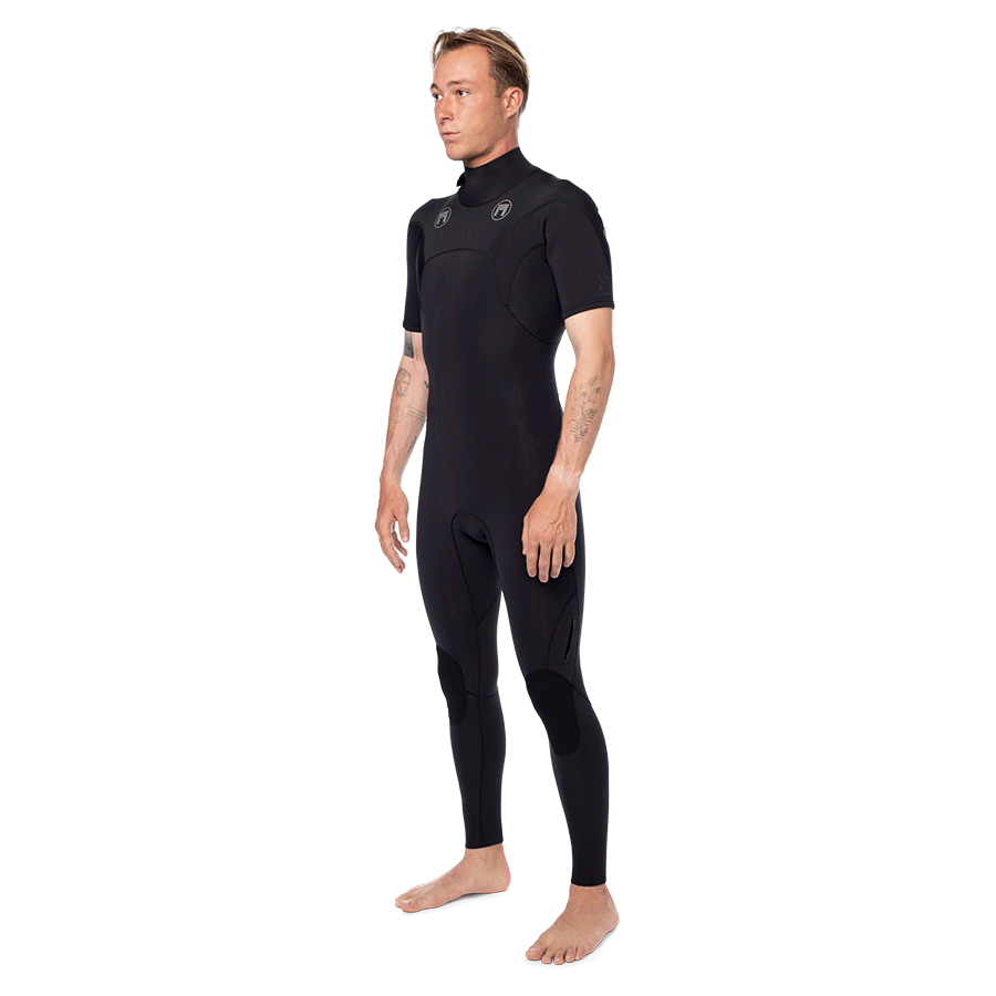 WHS TACTICAL 2MM SHORT SLEEVE FULL BACK-ZIP