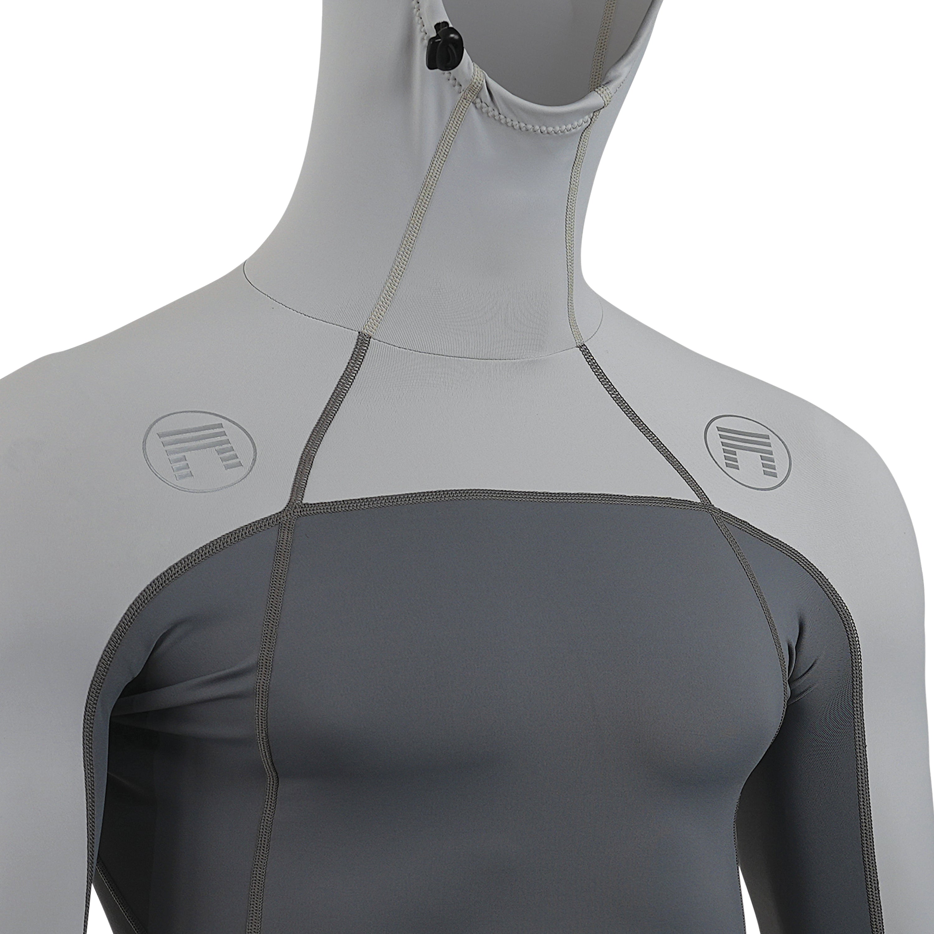 PHILO HOODED UV TOP CHARCLOUD