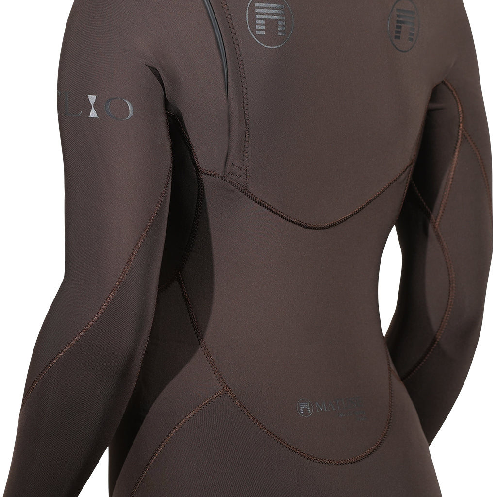 CLIO 2MM OCENA BROWN LONG SLEEVE SPRING CHEST-ZIP