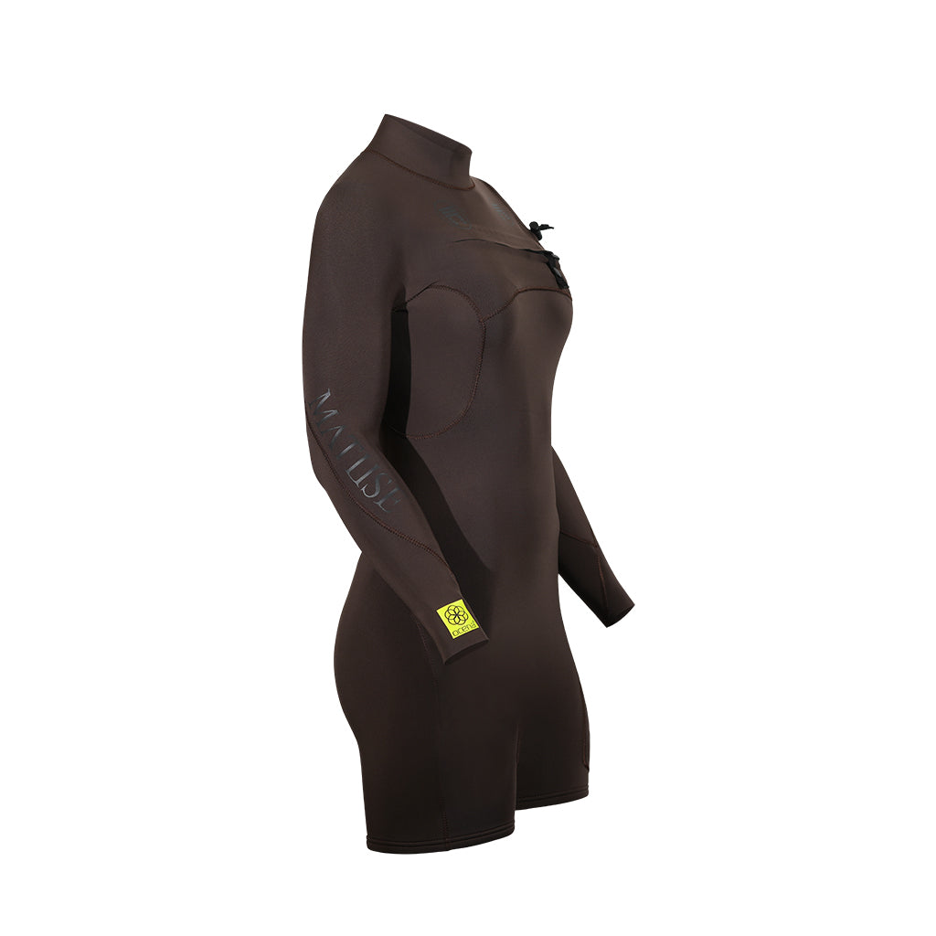 CLIO 2MM OCENA BROWN LONG SLEEVE SPRING CHEST-ZIP