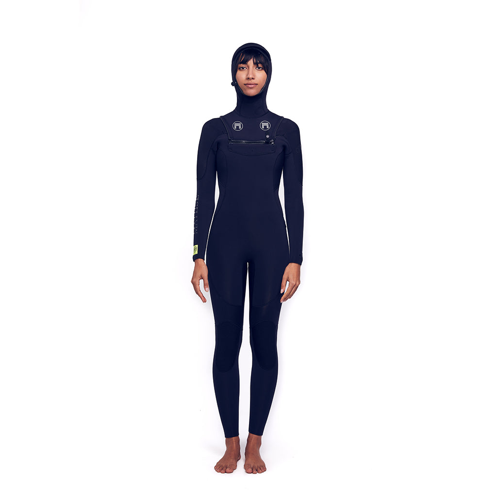 WHS D’ARC HOODED 5/4MM CHEST ZIP